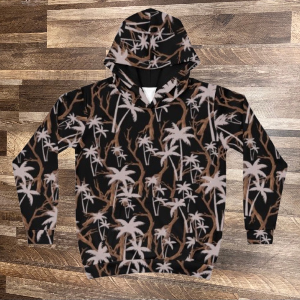 Palm Tree Pattern Hoodie